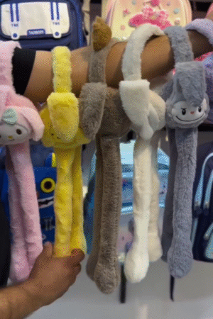 Cute Cartoon Plush Ear Muffs for Kids